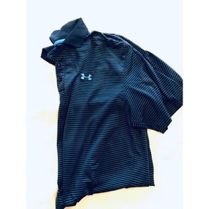 Under Armour Men’s Large Blue & Navy Polo